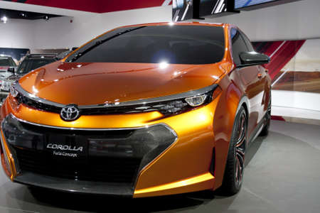 DETROIT - JANUARY 27 :The new Corolla Furia Concept at The North American International Auto Show January 27, 2013 in Detroit, Michigan. のeditorial素材
