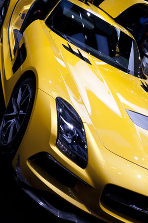 DETROIT - JANUARY 27 :The new 2014 Mercedes-Benz SLS AMG at The North American International Auto...