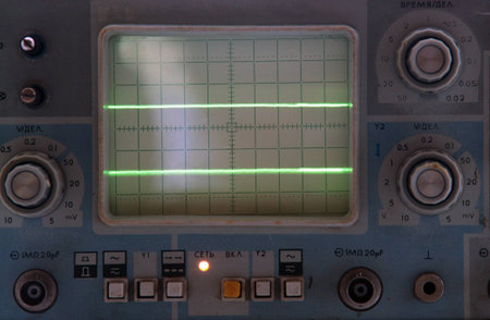 oscillograph screen
