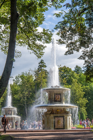 Big peterhoff fountainの写真素材