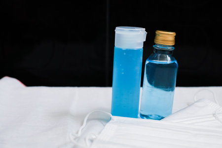 Hygienic face mask,Alcohol gel Sanitizer hand gel cleaners and alcohol spray for anti Bacteria and...