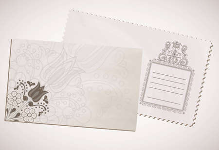 Vintage Ornament Customizable のイラスト素材