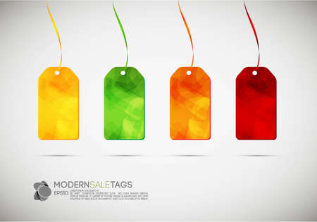 Modern Sale Tags | Vector Illustrationのイラスト素材