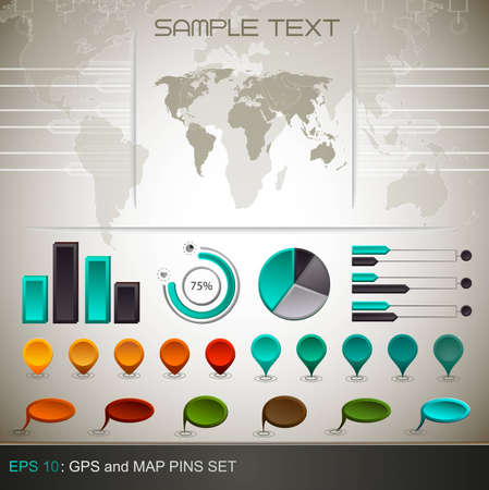 Detail infographic  | EPS10 Compatibility Requiredのイラスト素材
