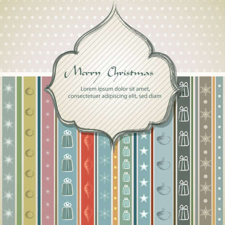  Christmas background / vintage style  | EPS10 Compatibility Requiredのイラスト素材