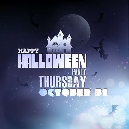  Happy Halloween Label  - with retro vintage styled designのイラスト素材