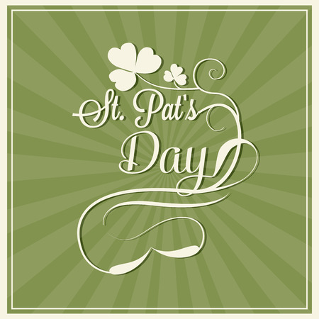 Happy St  Patrick s Day cardのイラスト素材