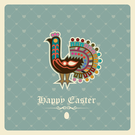  Easter greeting cardのイラスト素材