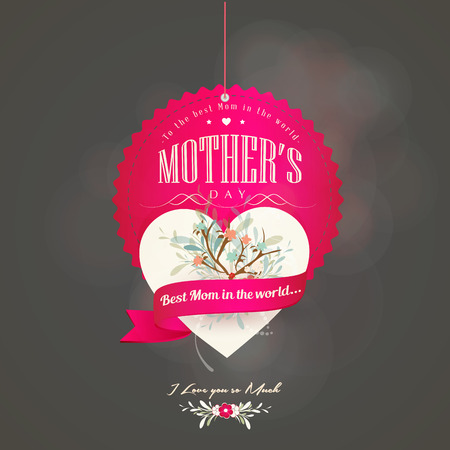 Happy Mothers Day Card -  Compatibility Requiredのイラスト素材