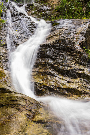 Wang Bua Ban waterfall in Doi Suthep-Pui Nationnal Park , Chiangmai.の写真素材