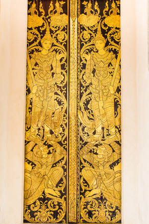 Thai angel and art pattern old styleの写真素材