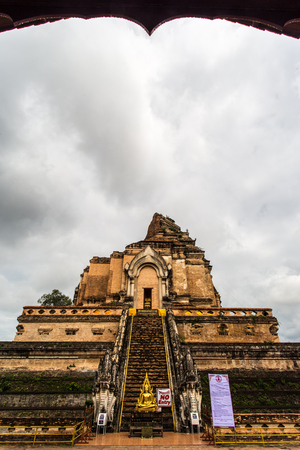 

Wat Jedi Luang Temple in Chiangmaiの写真素材