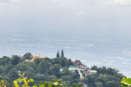 Prathat Doi Suthep Temp at Chiang Mai , Thailand の写真素材