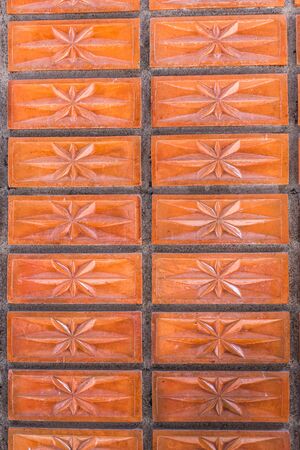 Background of brick wall textureの写真素材
