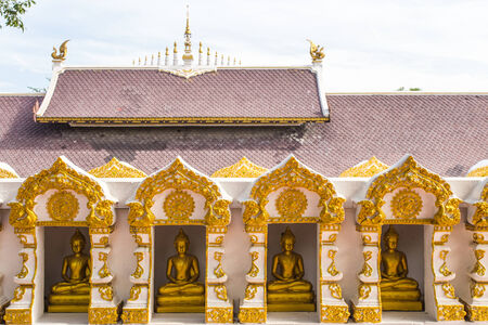 Buddha gold statue.の写真素材