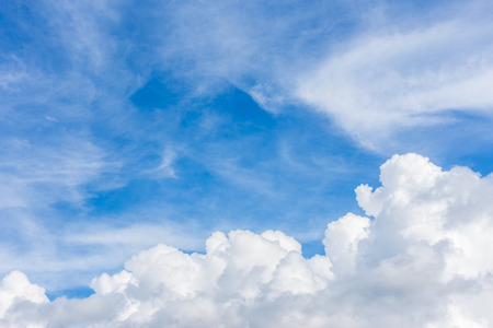 Sky with clouds.の写真素材