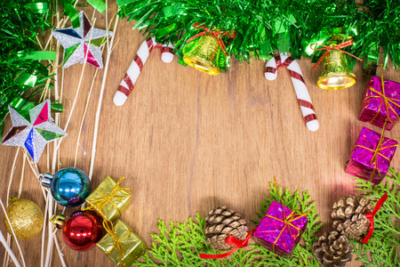 Christmas and happy new year background.の写真素材