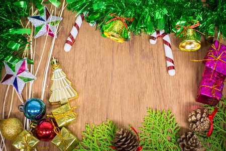 Christmas and happy new year background.の写真素材