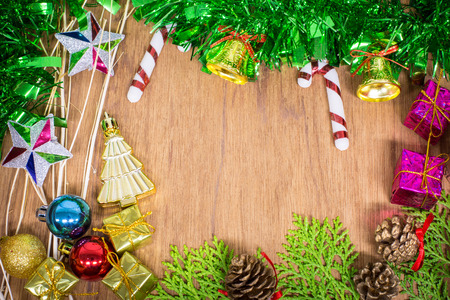 Christmas and happy new year background.の写真素材