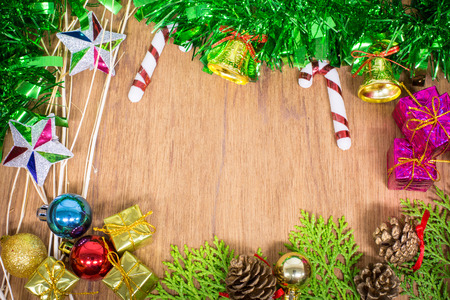 Christmas and happy new year background.の写真素材