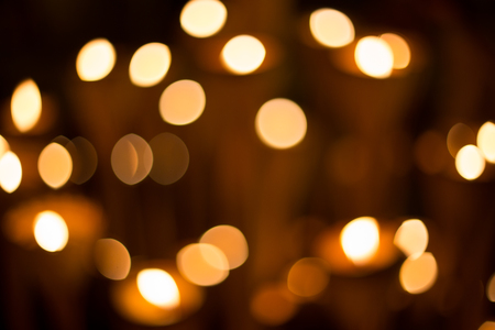 Bokeh of candles light.の写真素材