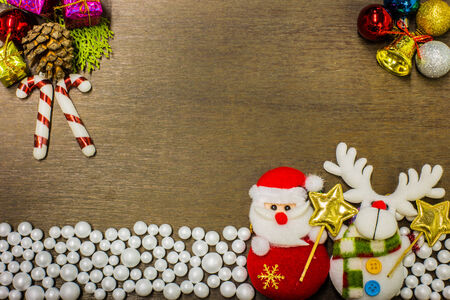 Happy new year and merry christmas backgroundの写真素材