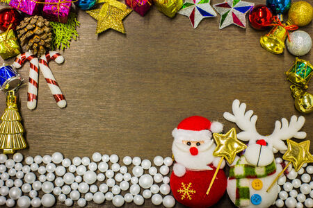 Happy new year and merry christmas backgroundの写真素材