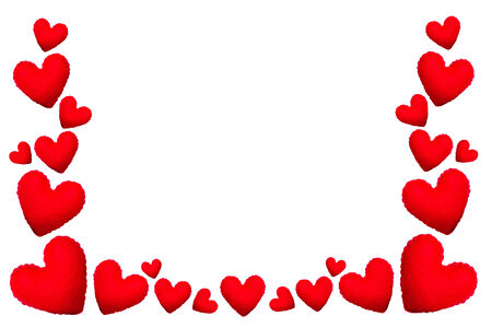 Valentines day heart love element.の写真素材