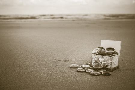 beach, wave.の写真素材