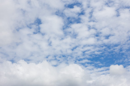 Beautiful sky with clouds for background