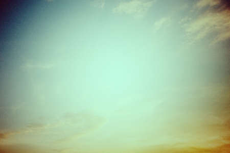 The sky with clouds as vintage background.の写真素材