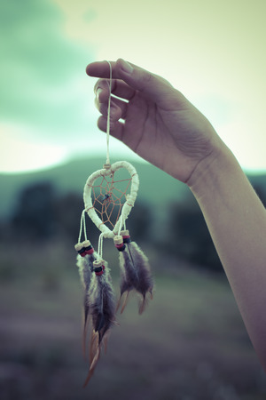 Dream catcher vintage and retro tone, soft focusの写真素材