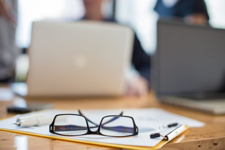 young business people group have meeting at conference room and have discusion about new ideas plans and problems.の写真素材