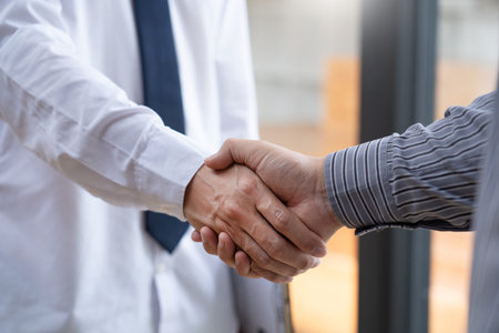 Businessman Candidate For Job applicant being interviewed hr managers in the meeting room, career and placement conceptの写真素材