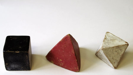 cube tetrahedron octahedron platonic bodies art therapy