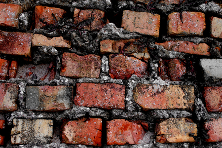 old brick wallの写真素材