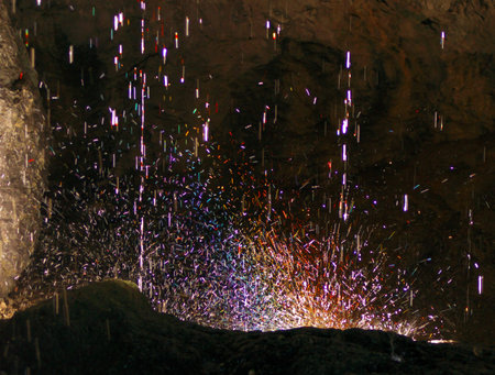 Refraction in a cave