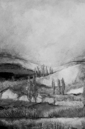 Tuscany Paintingの写真素材