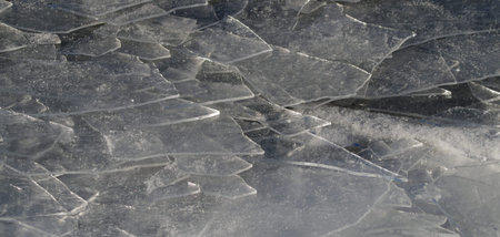 Ice floes on Lake Starnberg