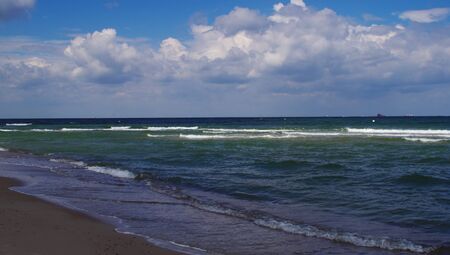 Baltic Sea at Warnem?ndeの写真素材