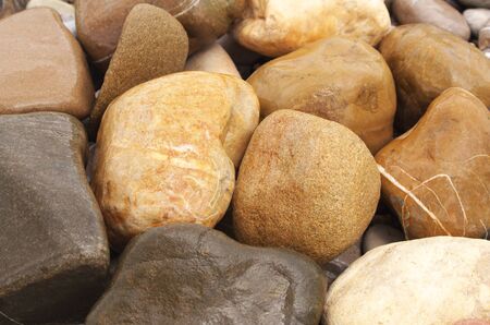 Brown stones sandstoneの写真素材