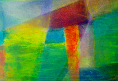 abstract painting with acrylic paintsの写真素材