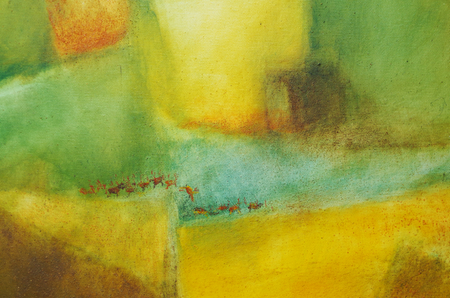 abstract painting with acrylic paintsの写真素材