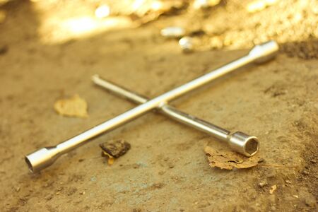 Cross keyの写真素材