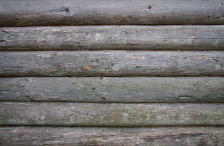 Background of old weathered wooden boards (beams)の写真素材