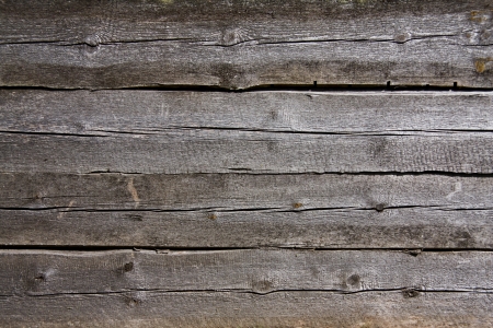 Background of old weathered wooden boardの写真素材