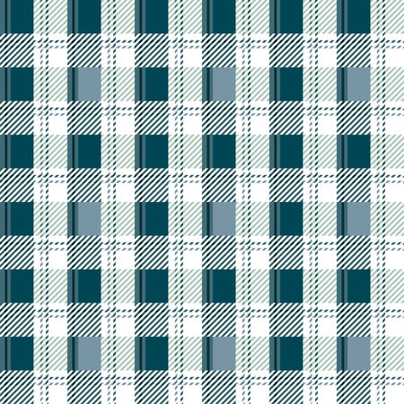 Seamless checked blue and white pattern  Vector illustrationのイラスト素材