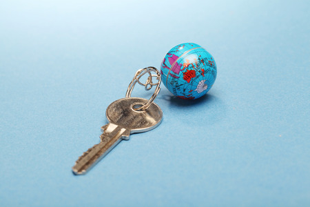 Concept of Key to the worldの写真素材