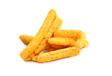 Bombay mix chanachur on white background