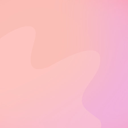 This image features soft pastel tones of pink and peach, blending together in a smooth gradient with abstract, flowing shapes. The overall feel is calm and minimalistic.のイラスト素材